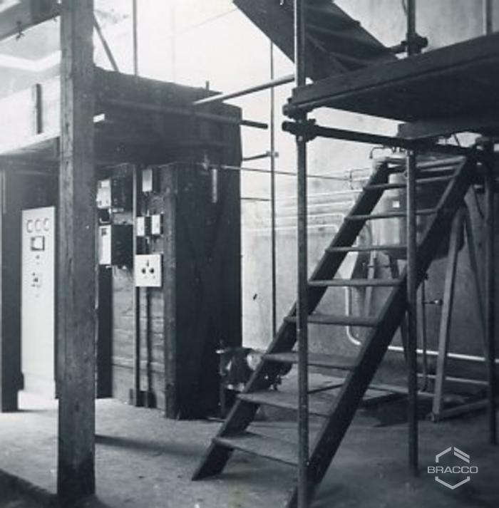 Torre sperimentale, produzione sintetici, anni '50