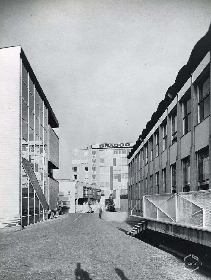 Veduta del complesso degli edifici B14, B15 e B16, inizio anni '60