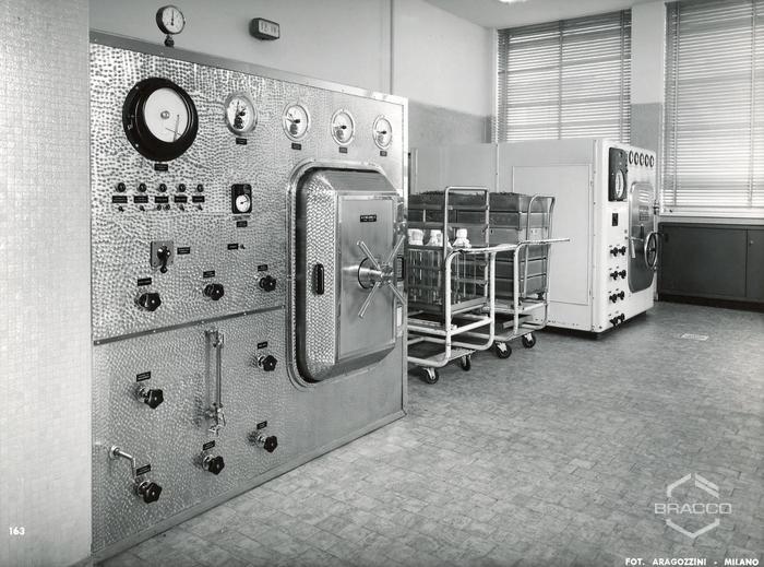 Impianto di sterilizzazione, inizio anni '60