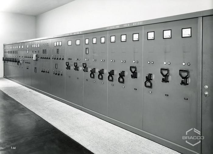Particolare degli impianti tecnici, inizio anni '60