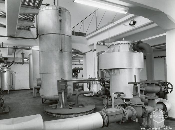 Impianto produzione sintetici, inizio anni '60