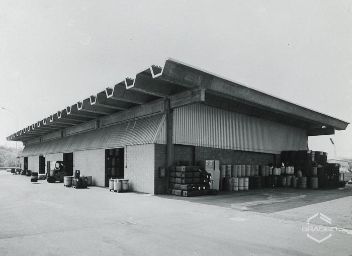 Deposito materie prime, edificio B29, inizio anni '60