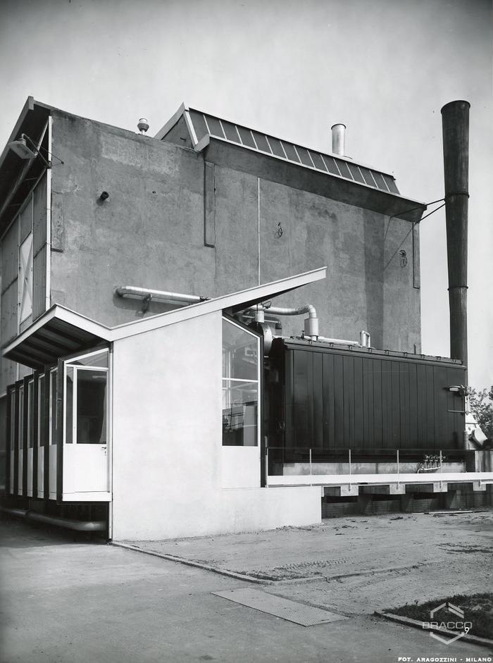 Centrale termica servizi, edificio B11, inizio anni '60