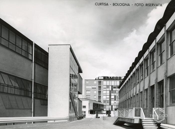 Veduta del complesso degli edifici B14, B15 e B16, inizio anni '60