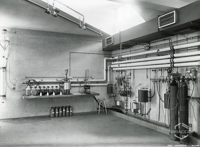 Impianto da laboratorio, inizio anni '60