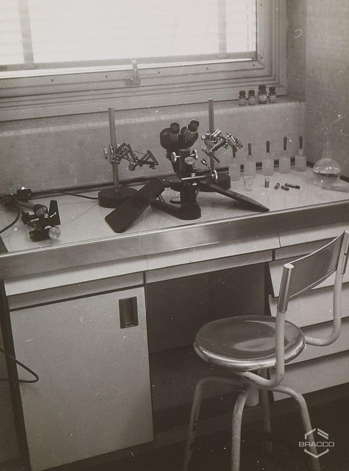 Microscopio per preparazioni, anni '60